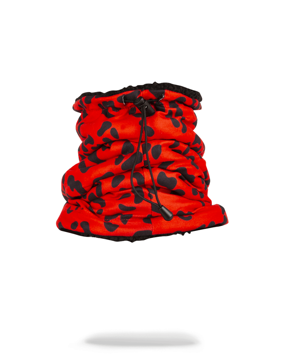 Red Leopard Neck Warmer - Image 3