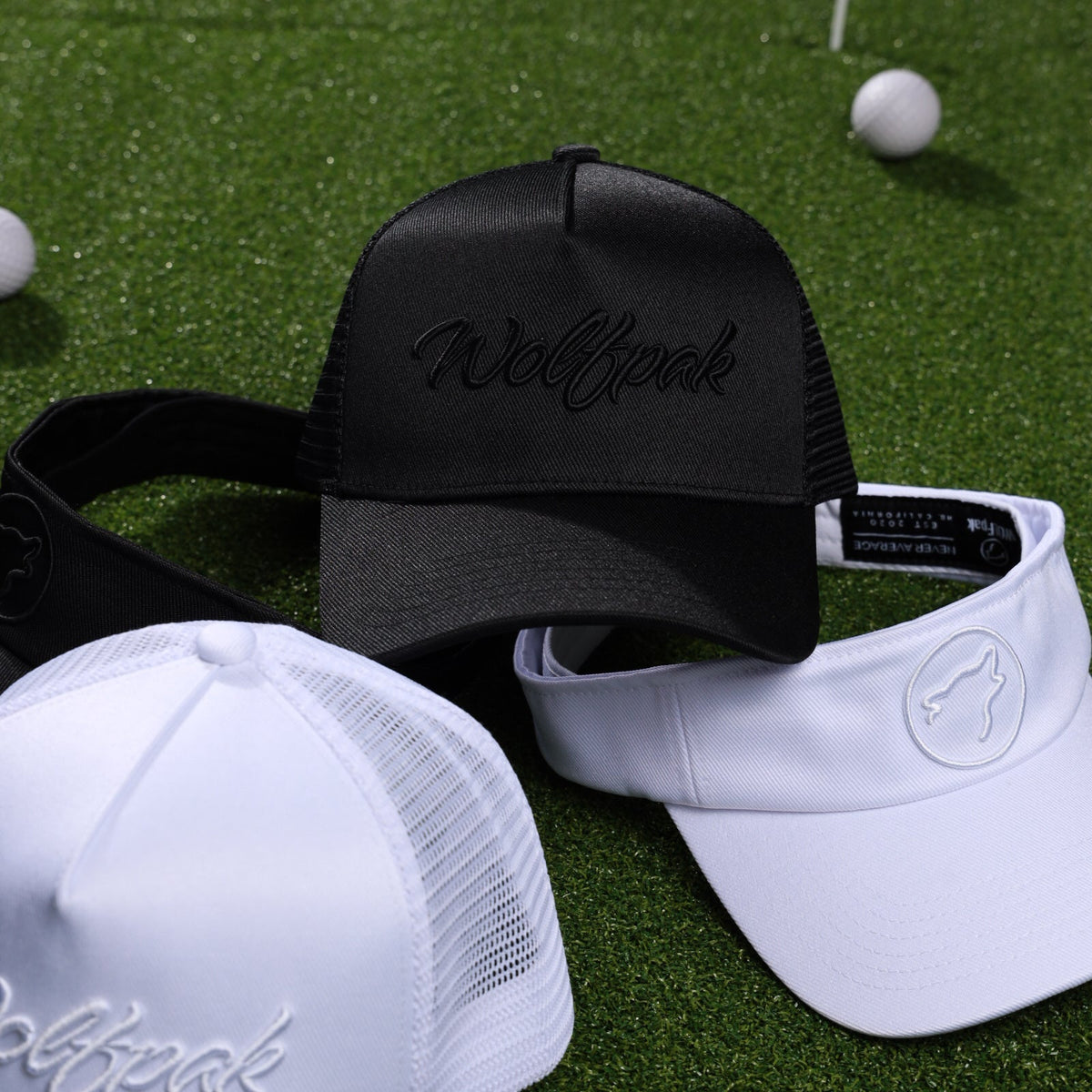 Trucker Hat Script Alpha Black - Image 9