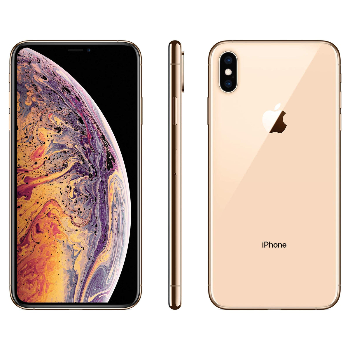 AT&T - Apple iPhone XS Max, US Version, 64GB, Gold - MT5X2LL/A - Image 3