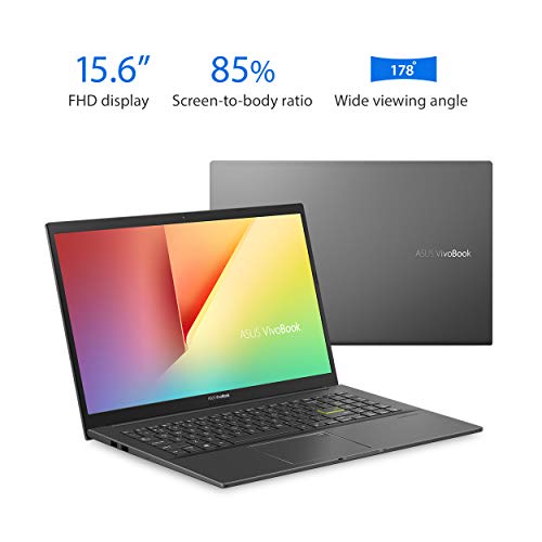 ASUS VivoBook 15 K513 15.6"" Laptop - i7-1165G7 - 16GB RAM - 512 GB SSD - NVIDIA GeForce MX350 - Indie Black - Image 2