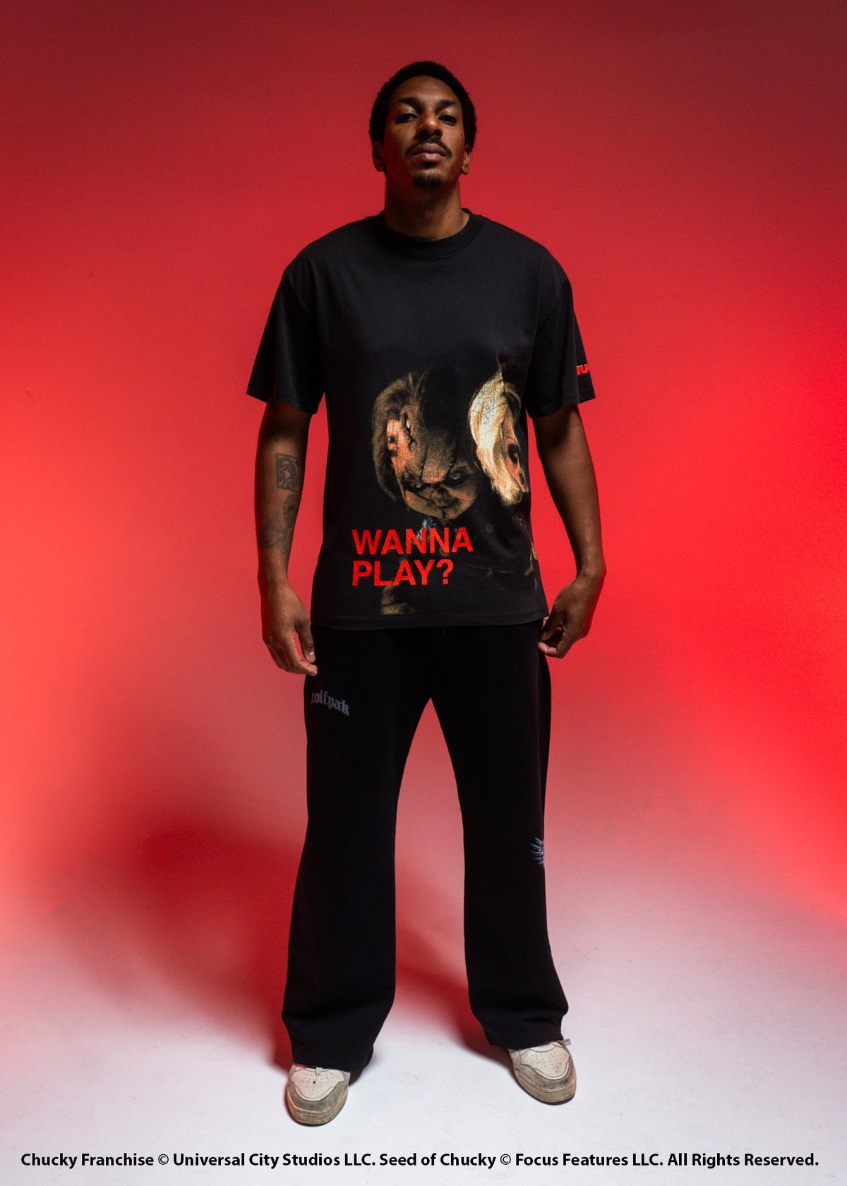 Chucky Wanna Play Graphic T-Shirt - Image 4