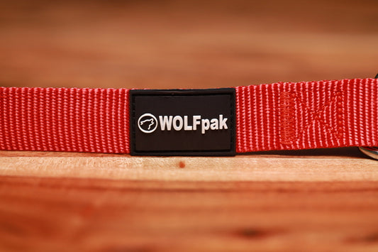 Adjustable Nylon Dog Collar Savage Red - Image 2