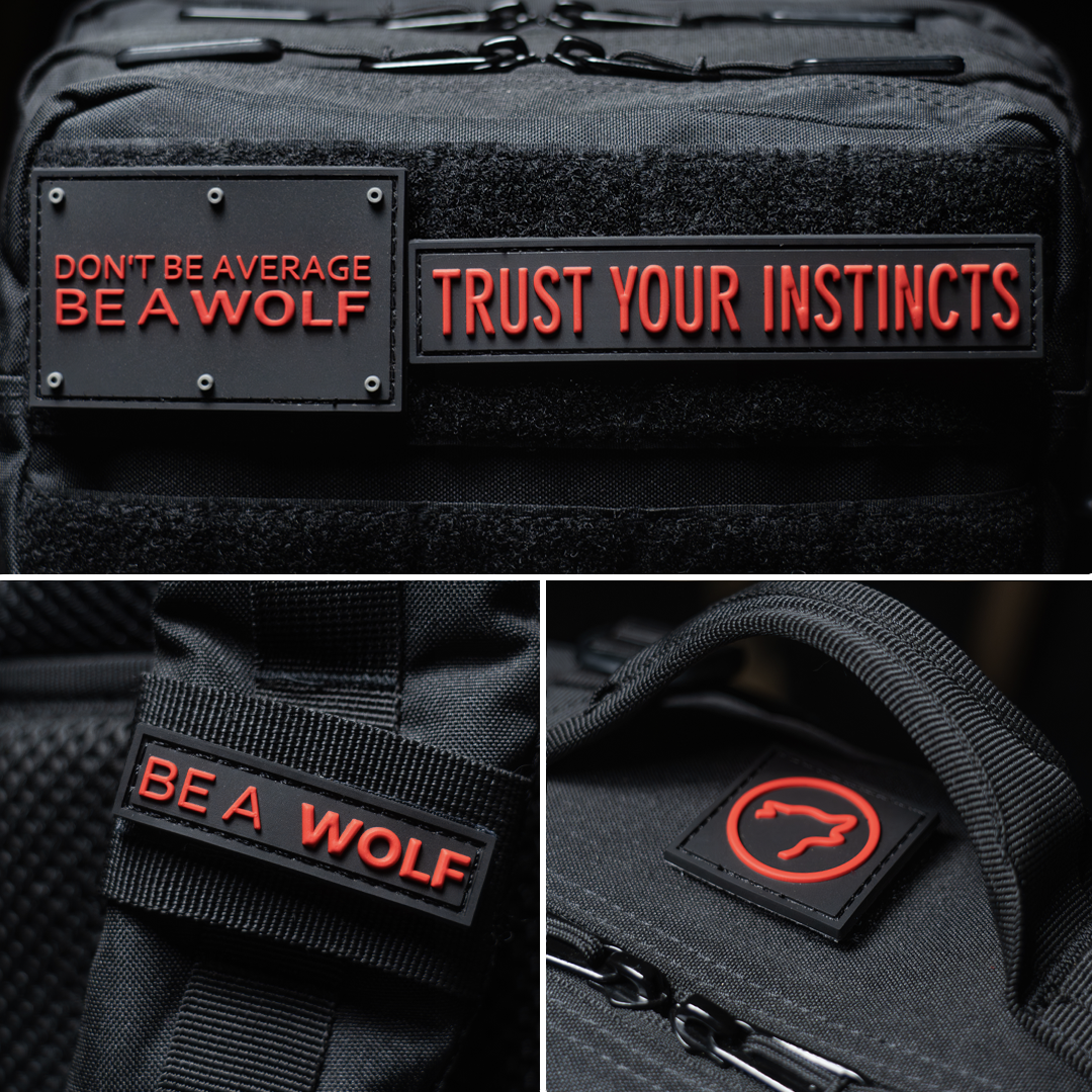 Red 25/35/45 Backpack Patch Kit