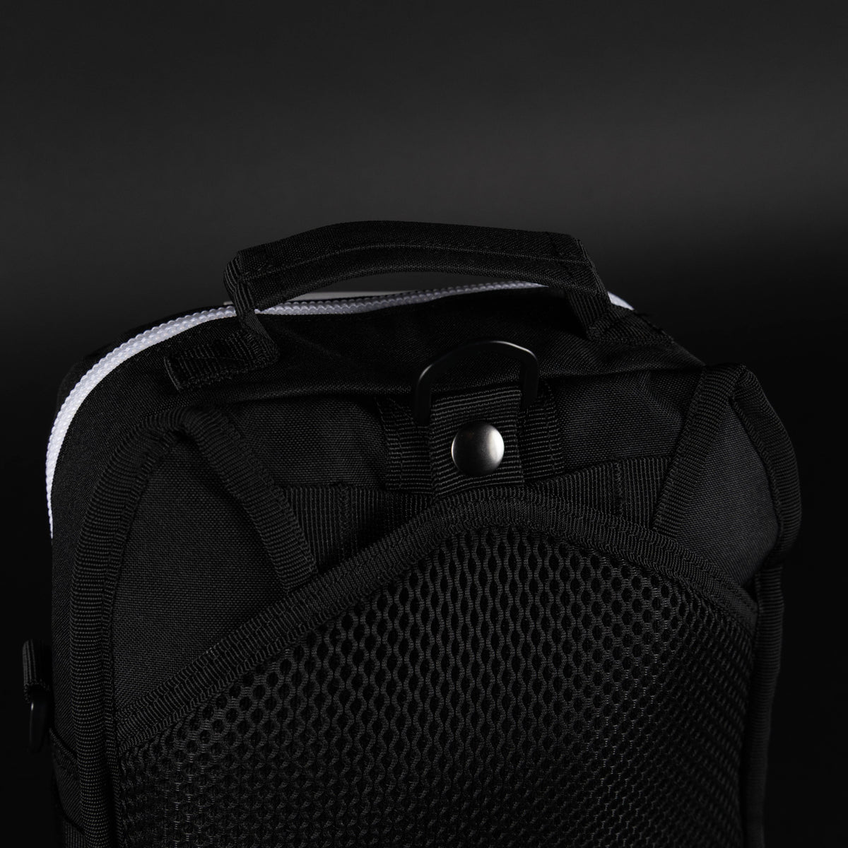9L Tactical Sling Bag Alpha Black with White Accents - Image 12