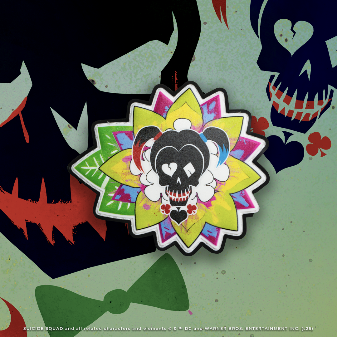 Suicide Squad Harley Skull Patch
