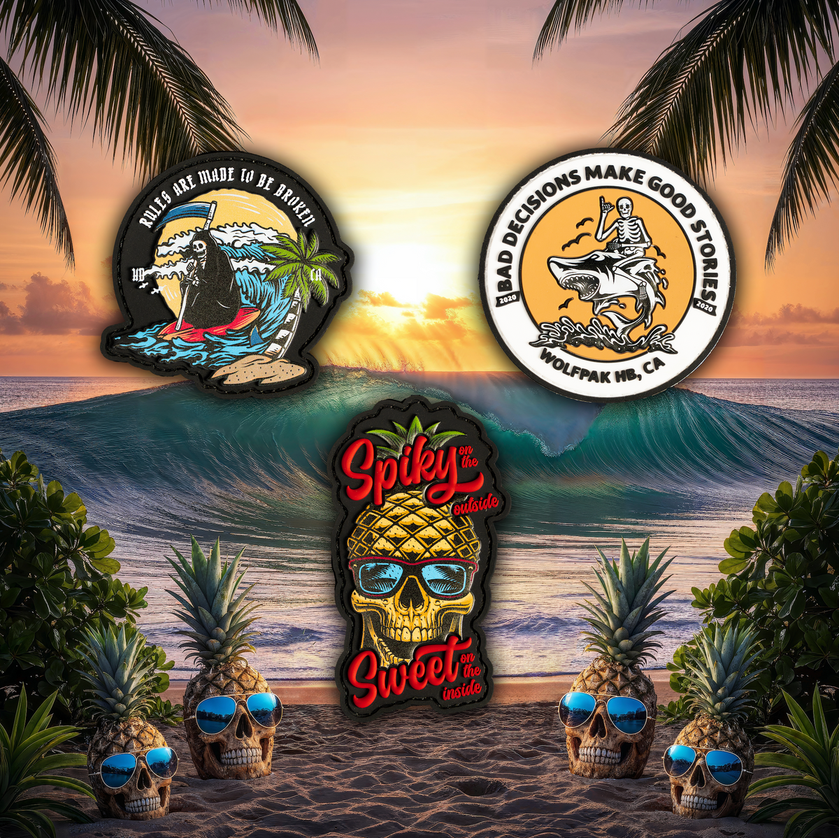 Tropical Rebellion Patch Bundle #1
