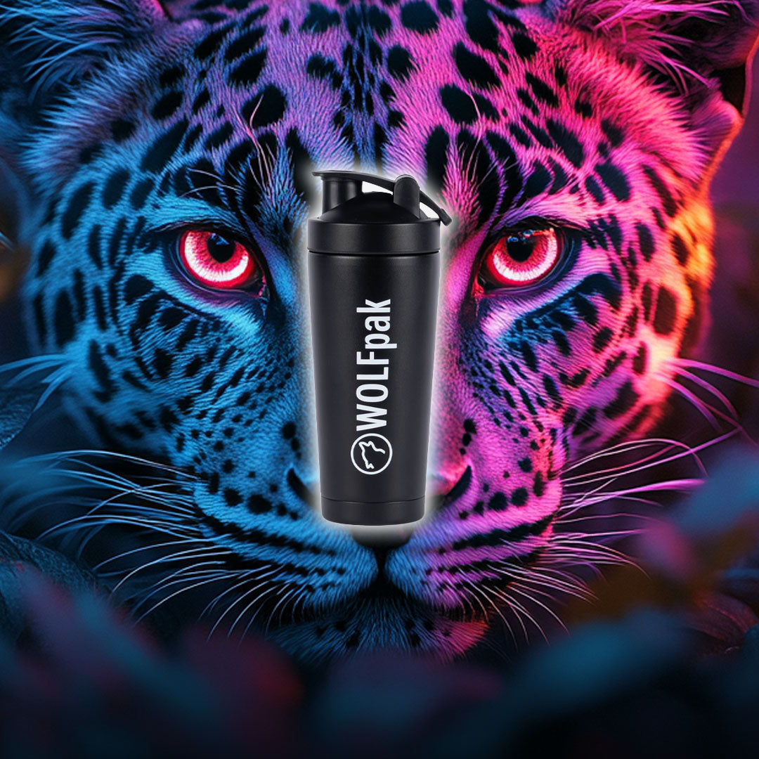 Neon Leopard Shaker