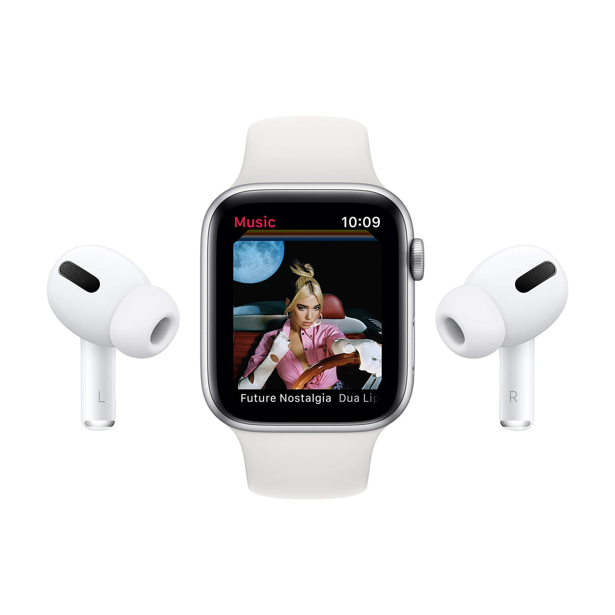 Apple Watch Series 6 44mm Silver Aluminum Case with White Sport Band GPS - M00D3LL/A - Image 8