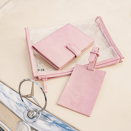 The Passport & Luggage Tag Set in Atlas Pink - Image 8