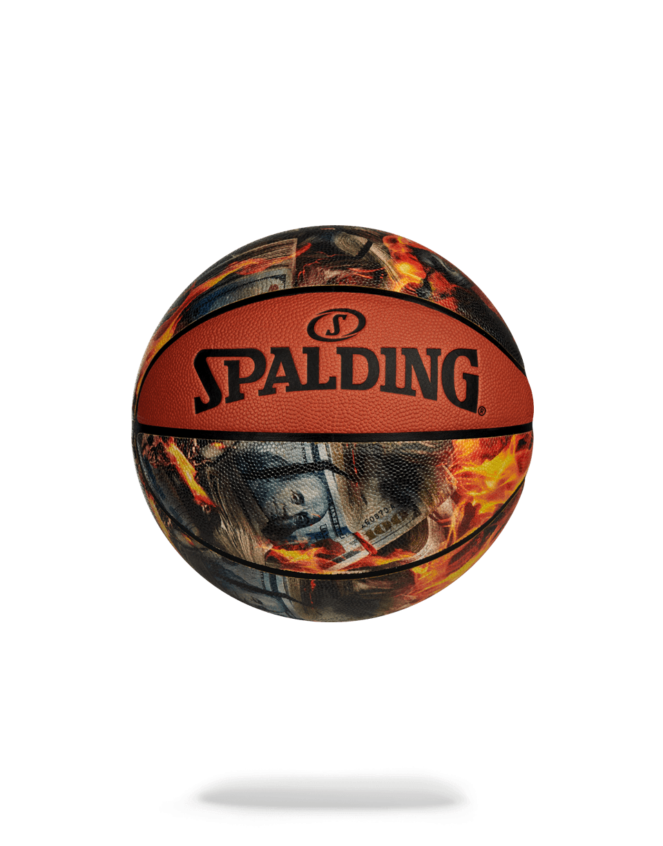Spalding X Sprayground Fire Basketball - Image 2