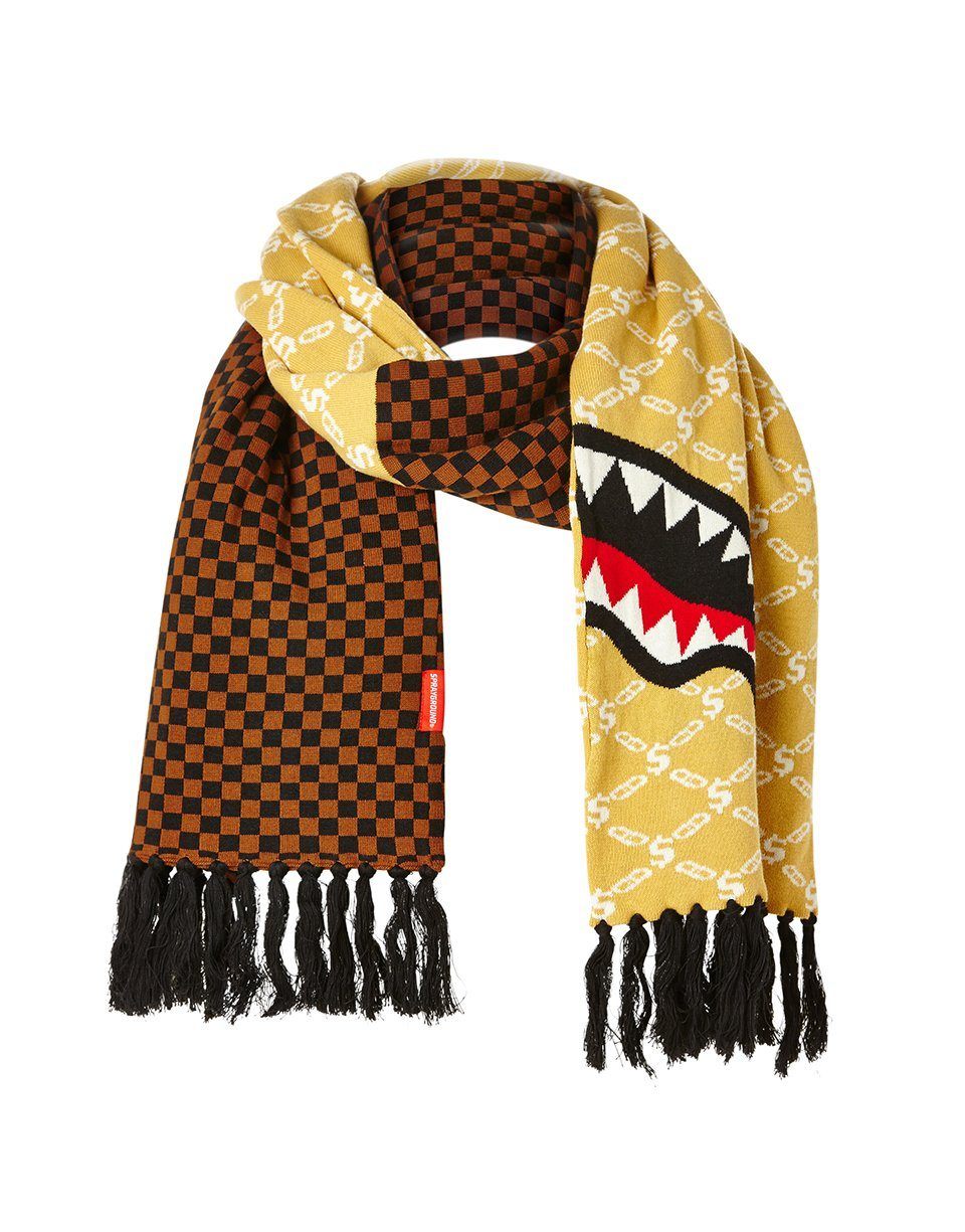 Split Checkered Shark Scarf - Image 2