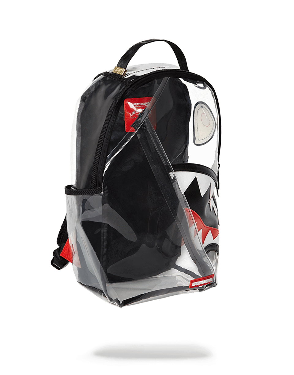 Angled 20/20 Vision Shark Clear Backpack - Image 2