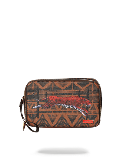 Leopards in Paris Toiletry Aka Money Bag - Image 2