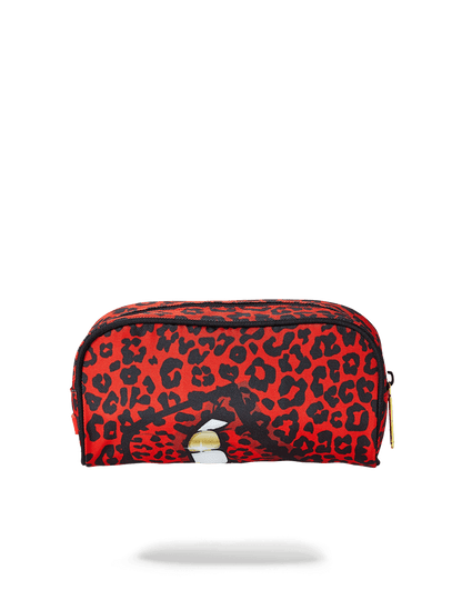 Red Leopard Lips Pencil Case - Image 2