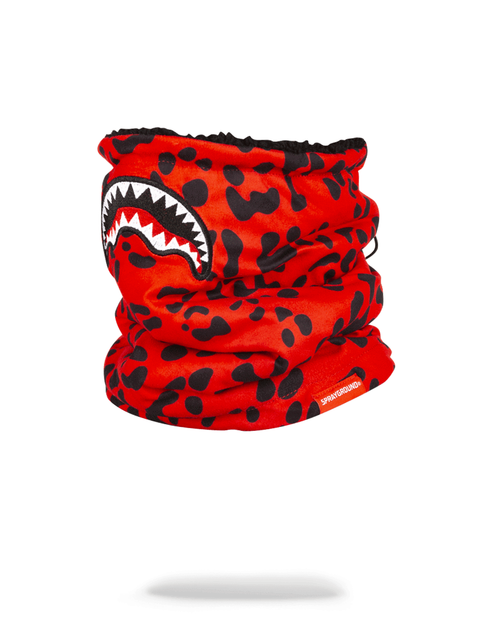Red Leopard Neck Warmer - Image 2