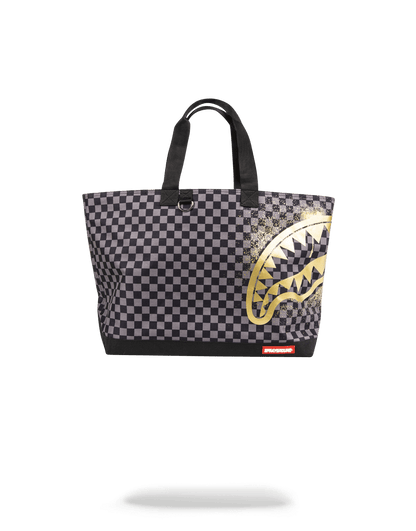 Sharks in Paris Gold Stencil Tote - Image 2