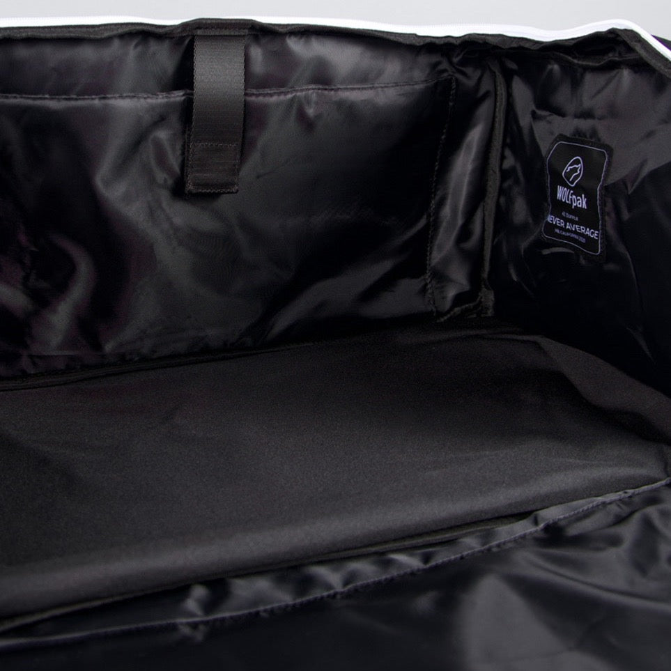 40L Ultimate Duffle Bag Alpha Black White Accents - Image 21