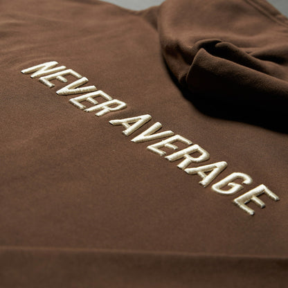 Mocha Brown Zip Up Hoodie (SALE) - Image 6