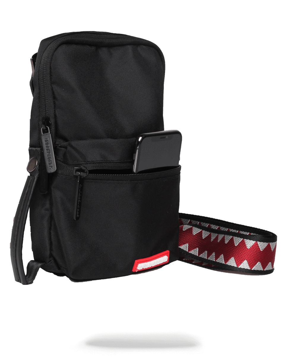 Solid Black Shark Mini Sling - Image 3