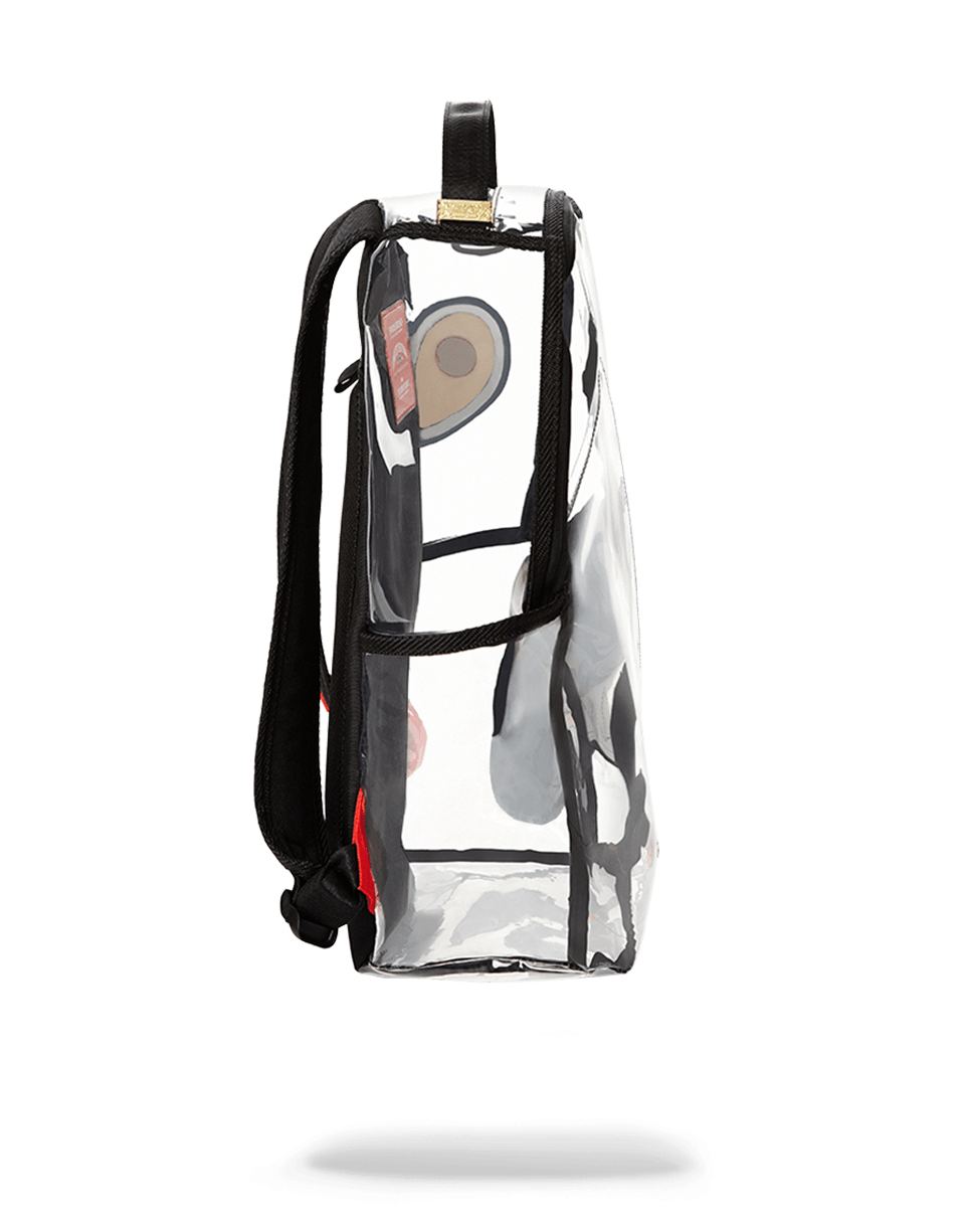 Angled 20/20 Vision Shark Clear Backpack - Image 3