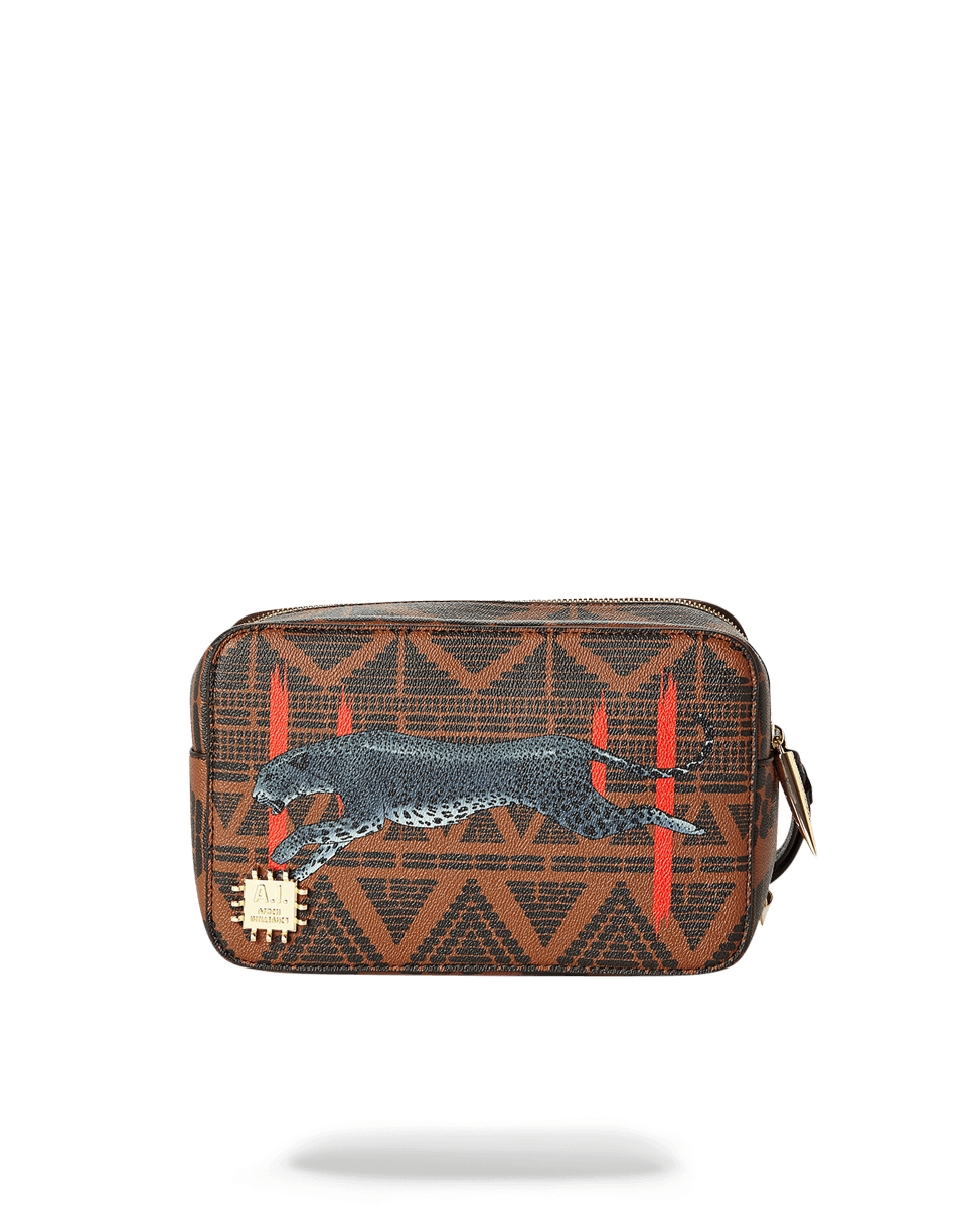 Leopards in Paris Toiletry Aka Money Bag - Image 3
