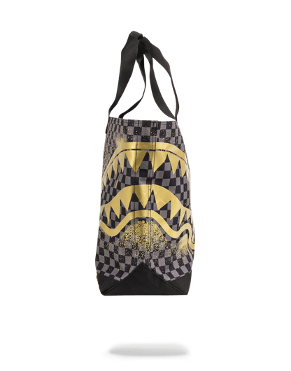 Sharks in Paris Gold Stencil Tote - Image 3