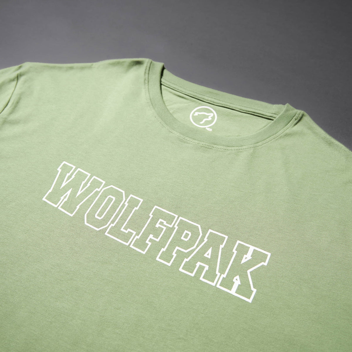 Women's Varsity Cropped Tee Moss Green - Image 7
