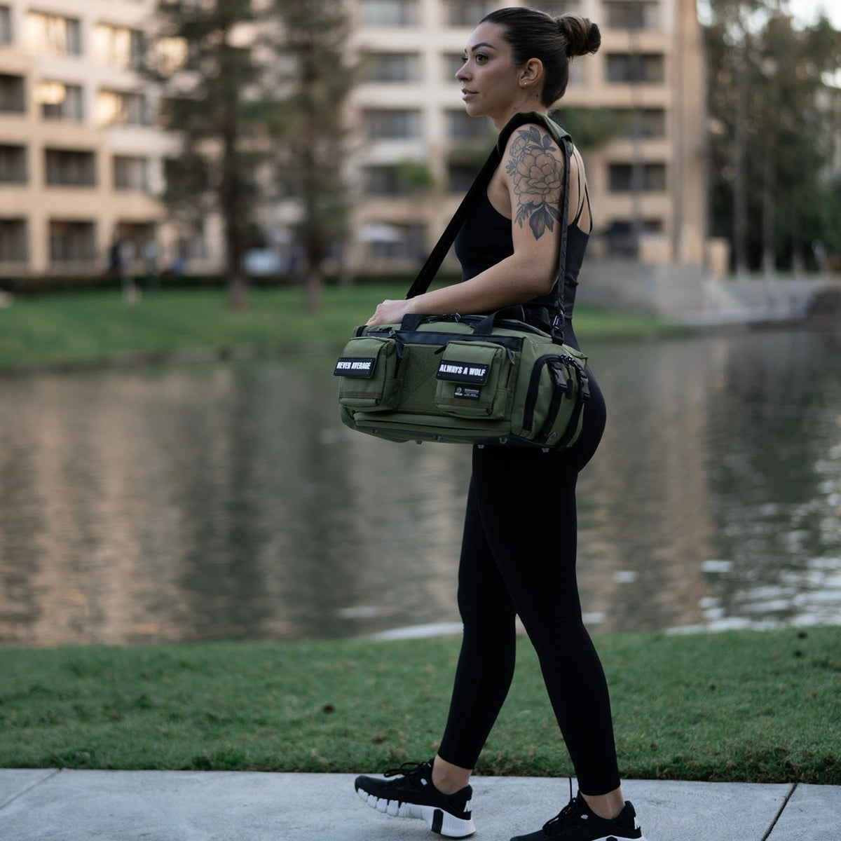 20L Mini Duffle Bag Athletic Green - Image 4