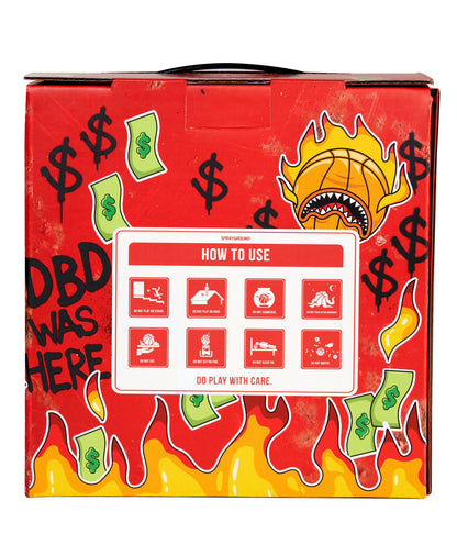 Spalding X Sprayground Fire Basketball - Image 4