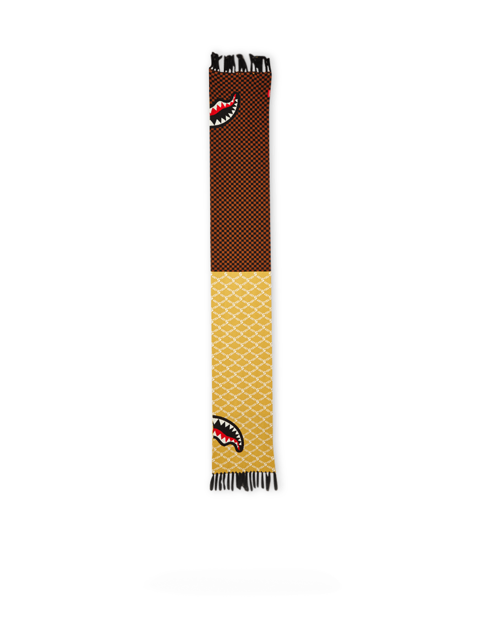 Split Checkered Shark Scarf - Image 4