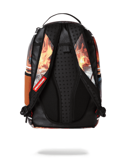 Spalding X Sprayground Fire Money Backpack - Image 4