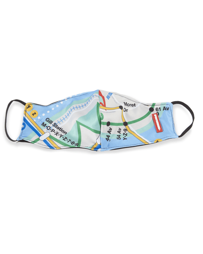 Nyc Shark Map Mask (Form-Fitting) - Image 4