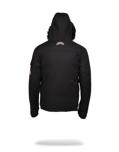 Solid Black Chopper Jacket - Image 4