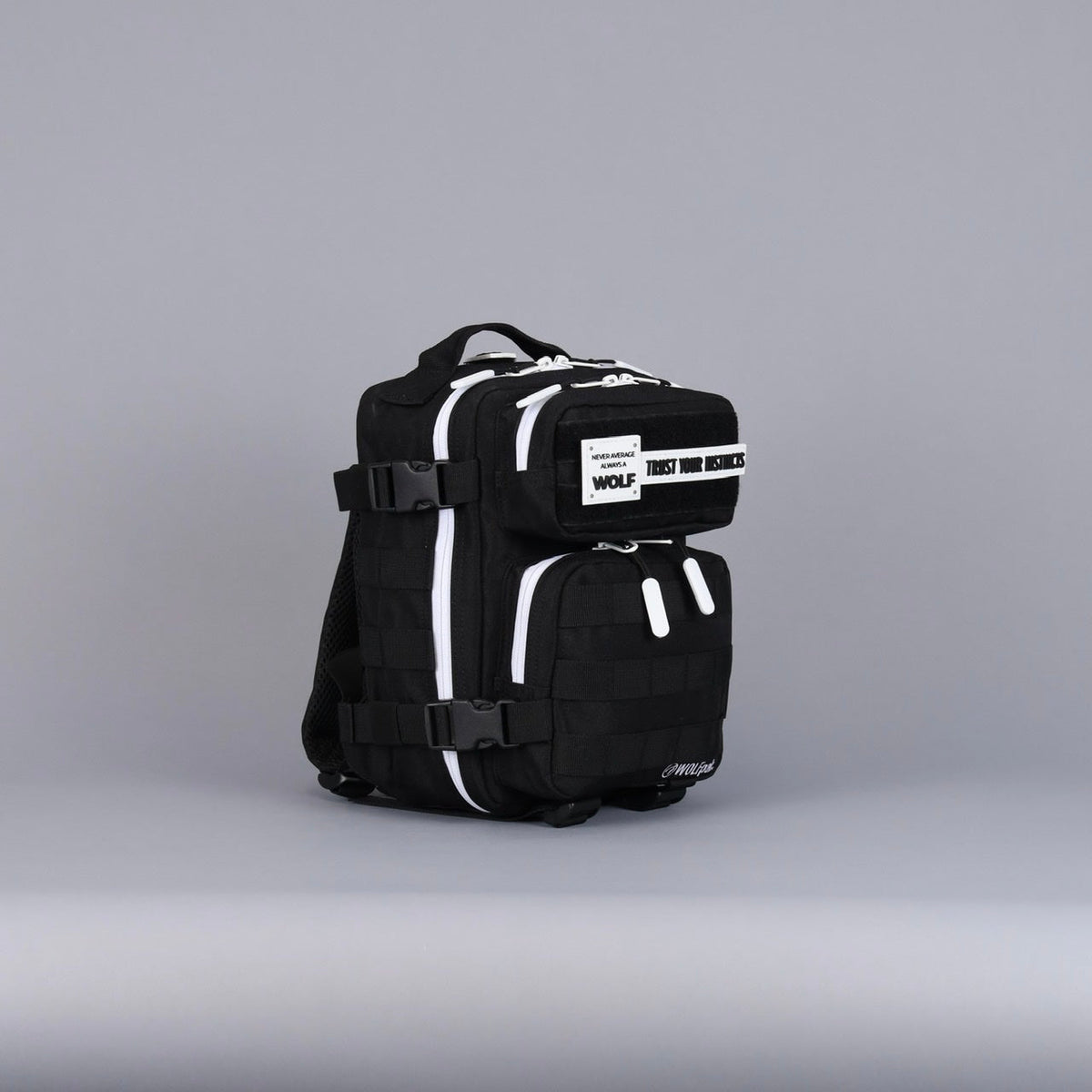 9L Backpack Mini Alpha Black White Accents - Image 7