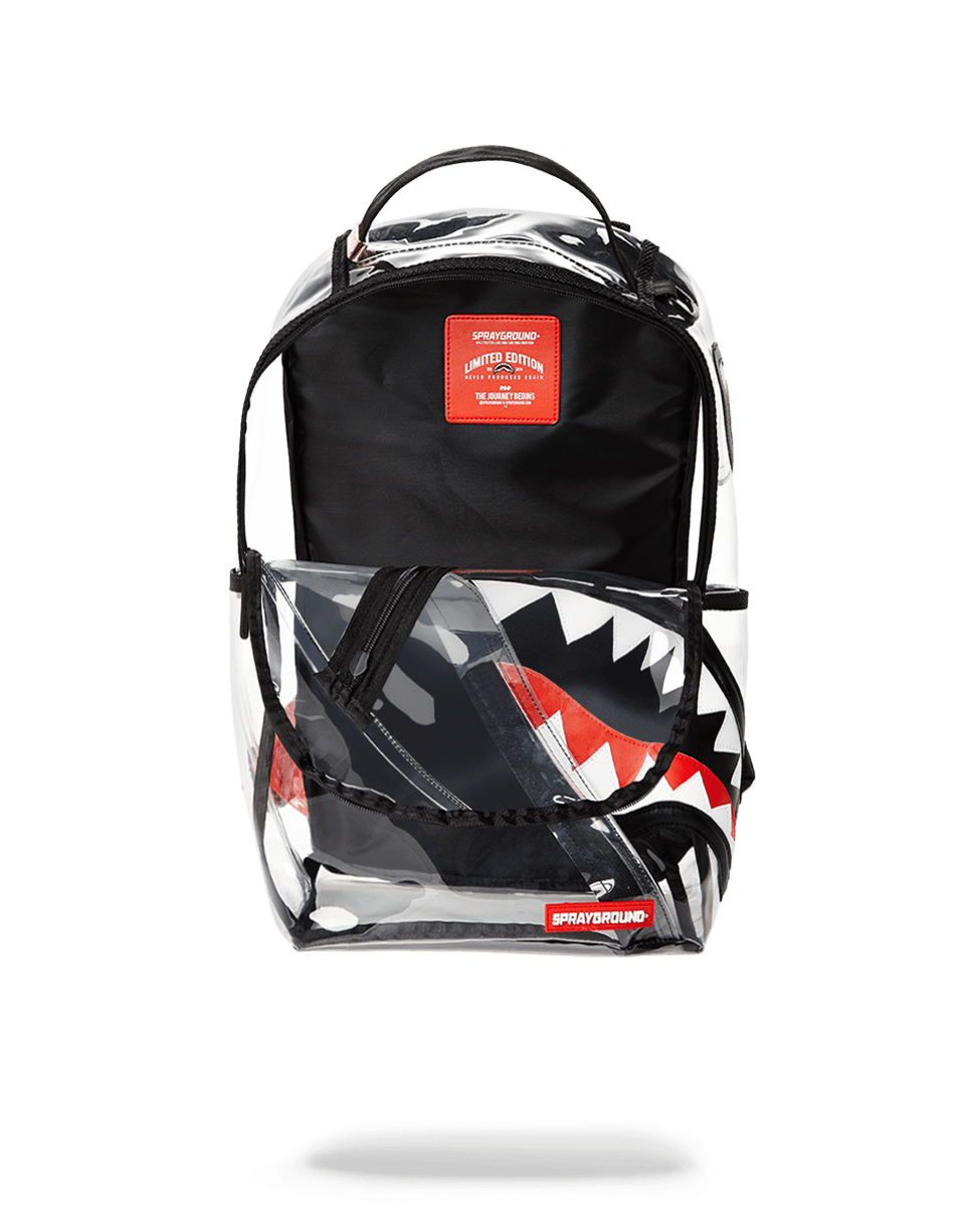 Angled 20/20 Vision Shark Clear Backpack - Image 5