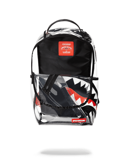 Angled 20/20 Vision Shark Clear Backpack - Image 5