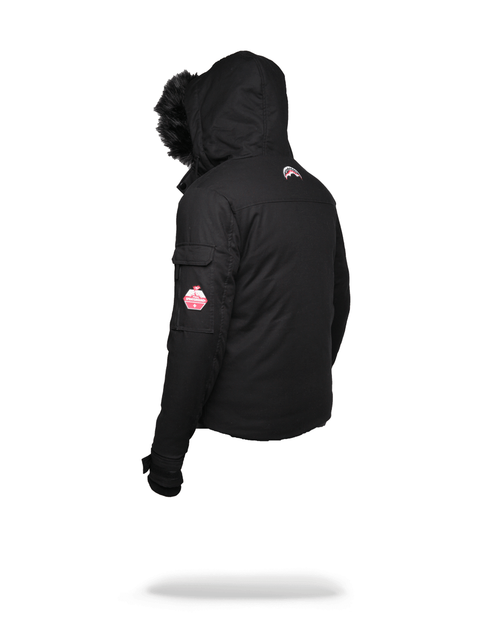 Solid Black Chopper Jacket - Image 5