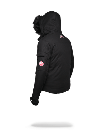 Solid Black Chopper Jacket - Image 5