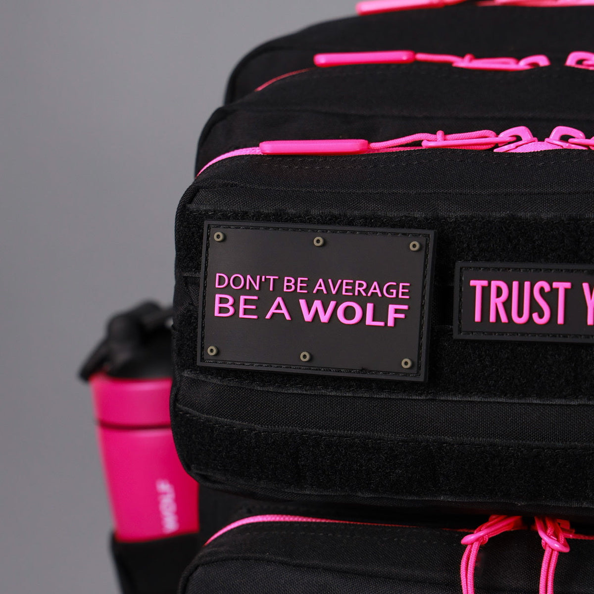 45L Backpack Black Neon Pink - Image 8