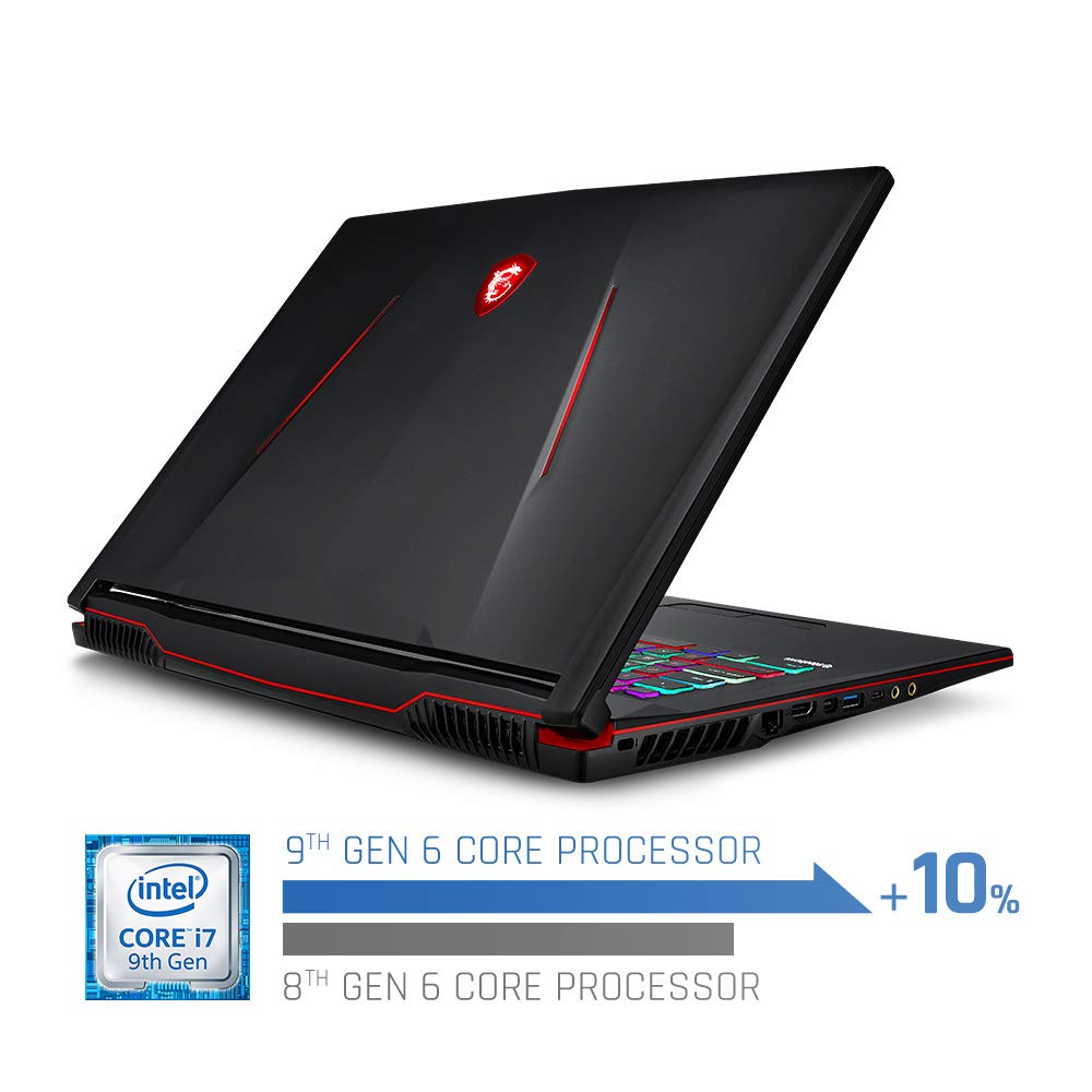MSI GL73 17.3 Gaming Laptop, Intel Core i7-9750H, NVIDIA GeForce GTX1660Ti, 16GB RAM, 512GB NVMe SSD - Image 3