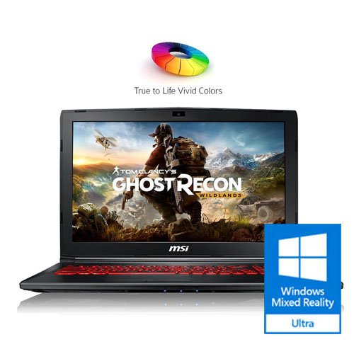 Msi GL62M 7REX-1896US 15.6" FHD - i7-7700HQ, Gtx 1050Ti, 8GB RAM, 128GB SSD + 1TB Hard Drive - Image 3