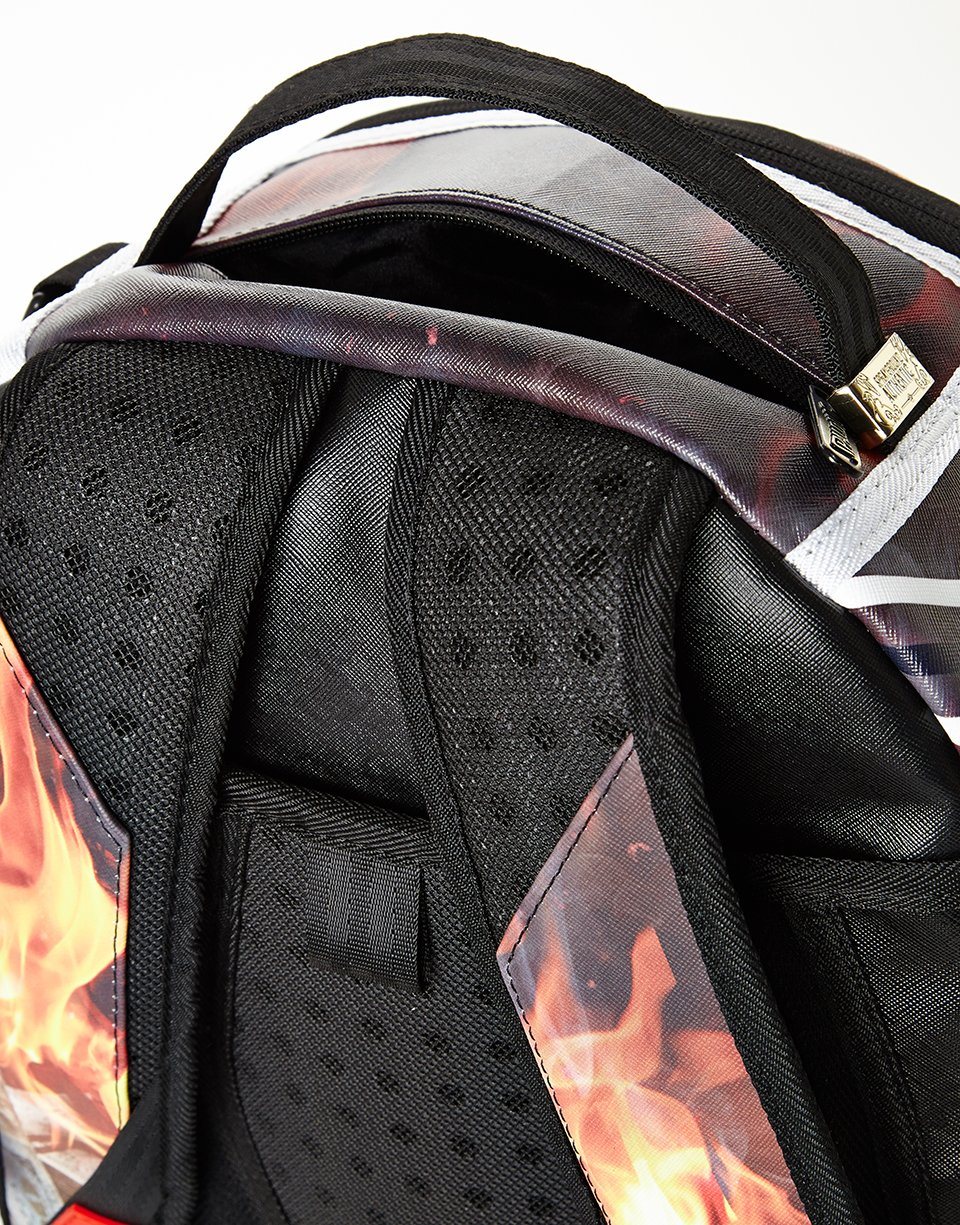 Spalding X Sprayground Fire Money Backpack - Image 7