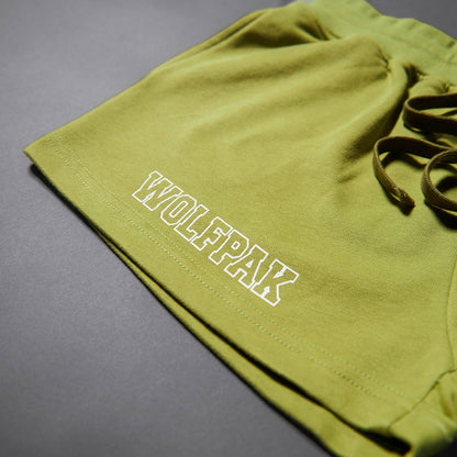 Women's Varsity Shorts Moss Green - Image 8