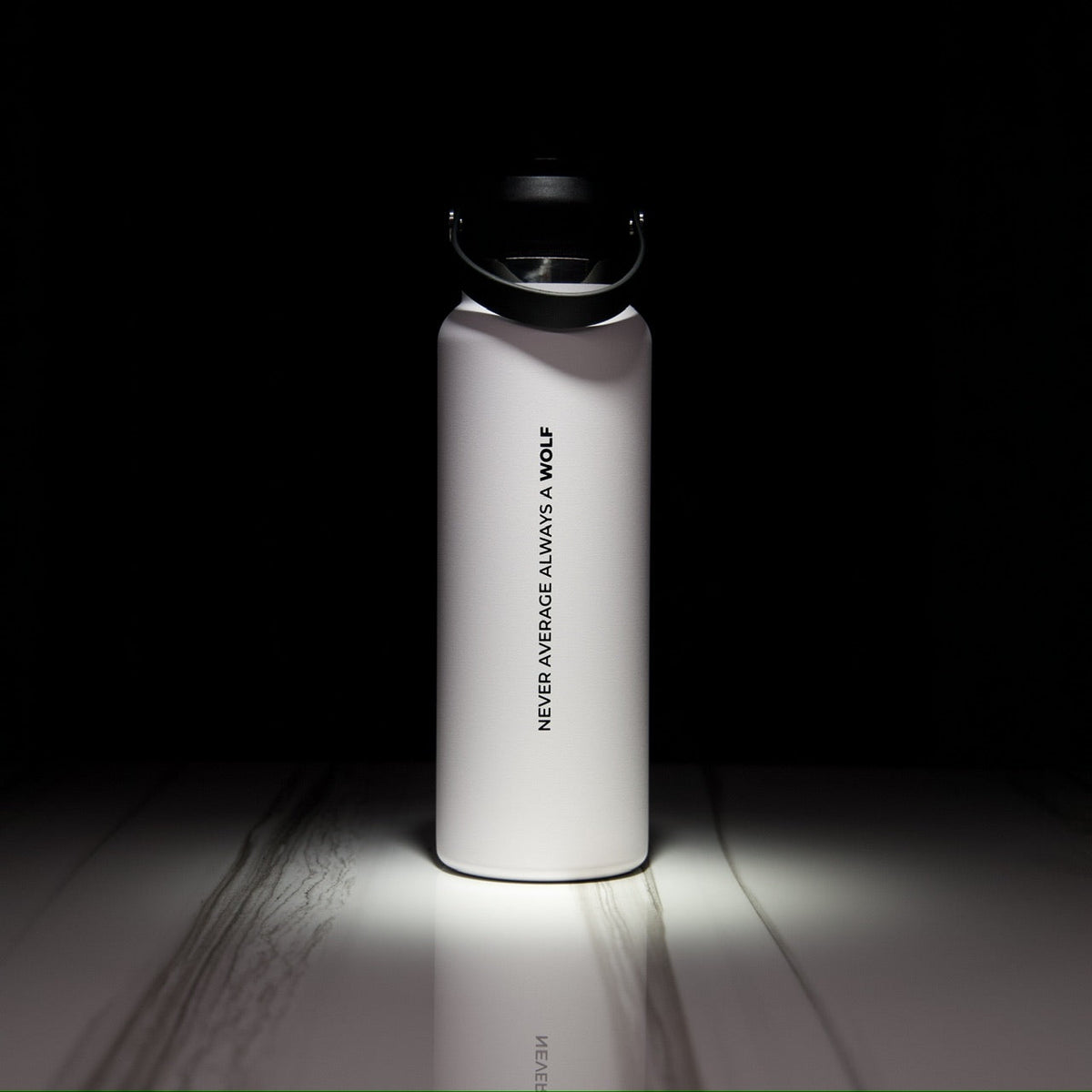 40oz Flask Arctic White - Image 2