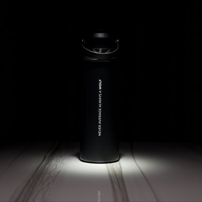 40oz Flask Alpha Black - Image 2