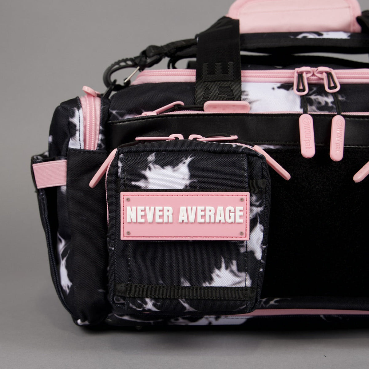 20L Mini Duffle Bag Black Lightning Knockout Pink - Image 10