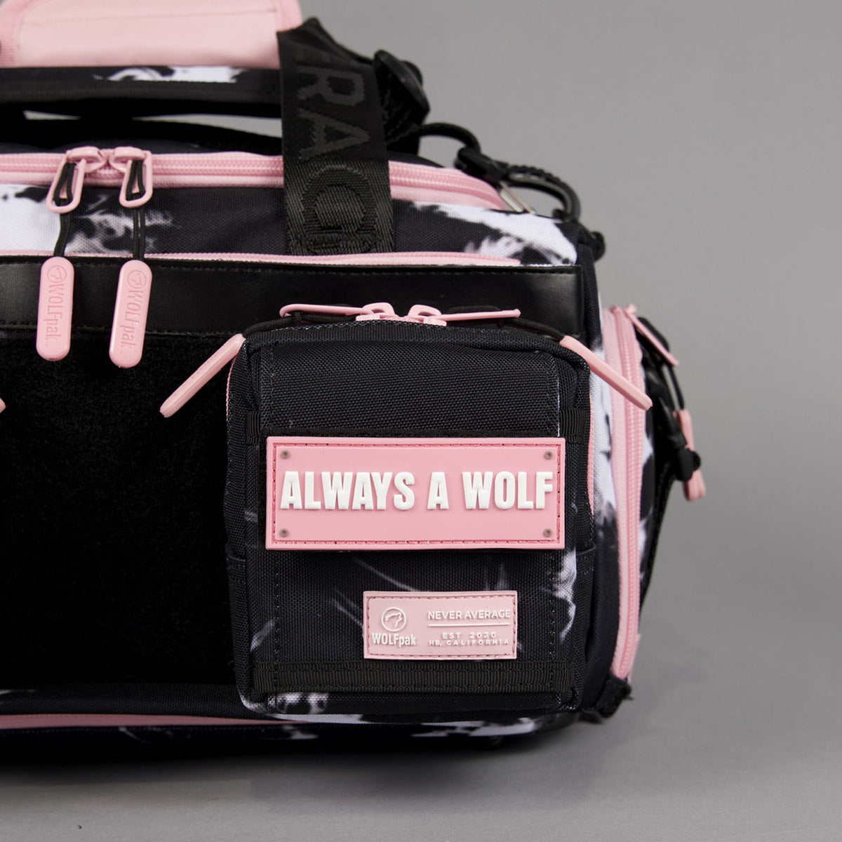 20L Mini Duffle Bag Black Lightning Knockout Pink - Image 11