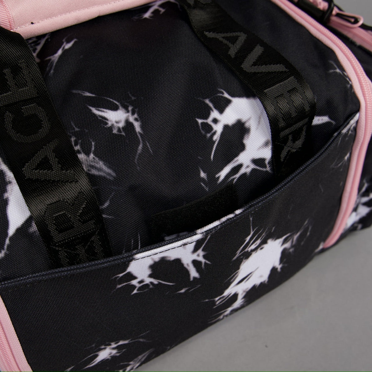 20L Mini Duffle Bag Black Lightning Knockout Pink - Image 15