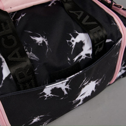20L Mini Duffle Bag Black Lightning Knockout Pink - Image 15