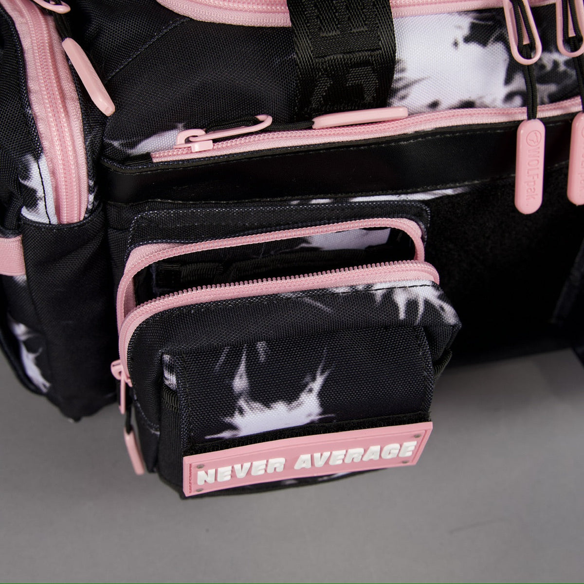 20L Mini Duffle Bag Black Lightning Knockout Pink - Image 18